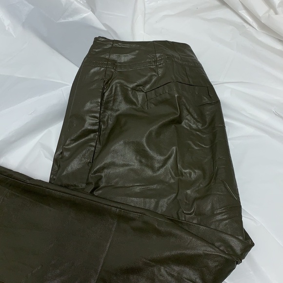 WOMEN’S Prologue Deep sea Green Rayon wide leg Pants Size 2 - Picture 2 of 10